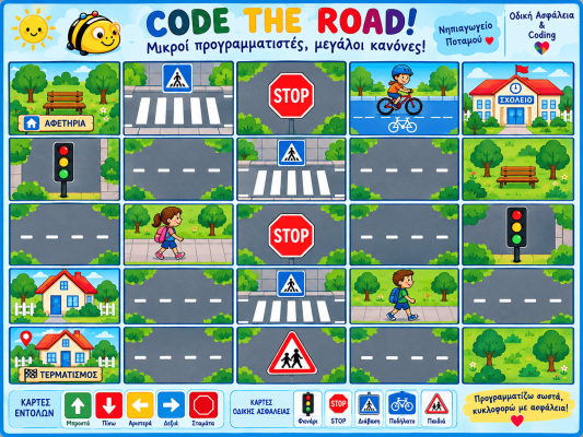 CODE THE ROAD! Μικροί προγραμματιστές, μεγάλοι κανόνες!
