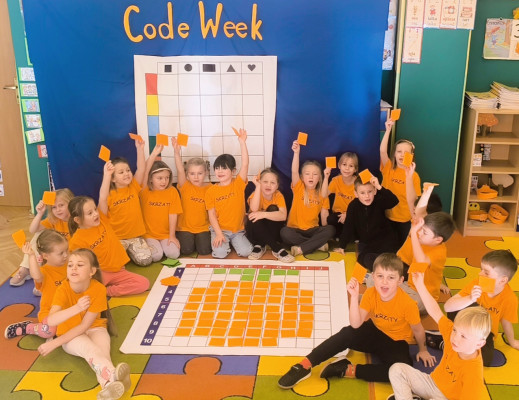 Kodowanie na dywanie u Skrzatów