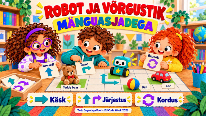 Robot ja võrgustik mänguasjadeg