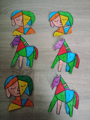 Χρωματίζω, όπως ο Πικάσο - Draw just like Picasso