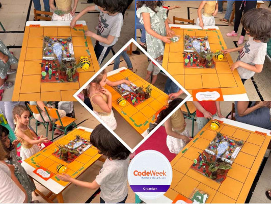 Let’s grow our dream school-Code-Bee bot