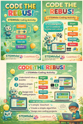 Code the rebus-STEMfebe Coding Activity