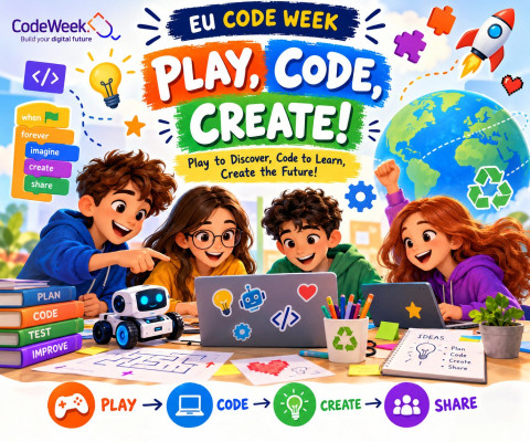 PLAY, CODE, CREATE!