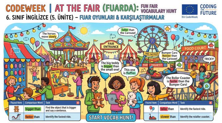 Fun Fair Vocabulary Hunt