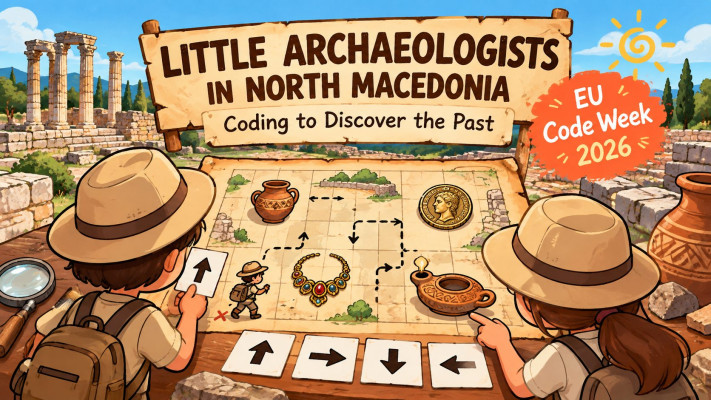 Little Archaeologists in Macedonia – Coding to Discover the Past