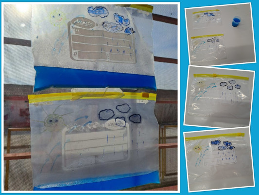 ΠΕΙΡΑΜΑ: Ο κύκλος του νερού σε σακουλάκι zip