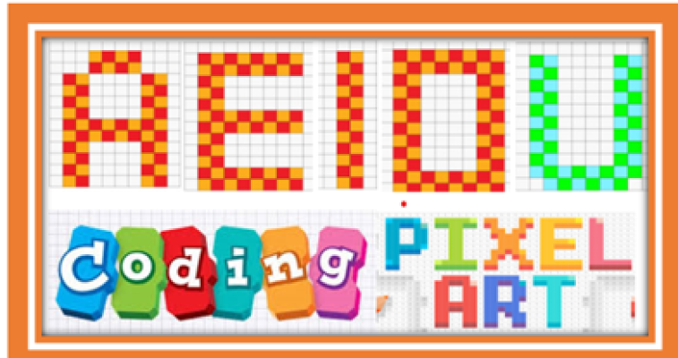 1^A-1^B scuola Primaria S. Antonio-VOCALI IN CODING E PIXEL ART