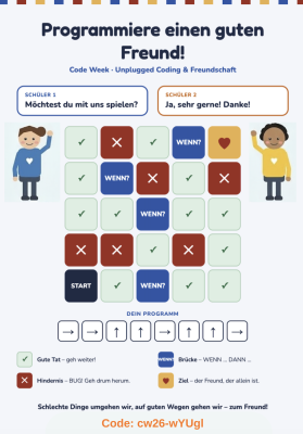 Wenn - Dann: Unplugged-Coding-Aktivität