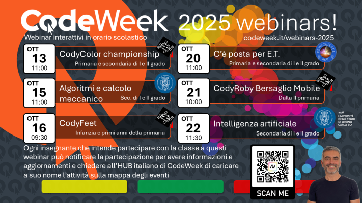 Presentazione dei Webinar interattivi 2025 per le scuole