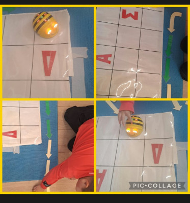 Το beebot ταξιδεύει στο αρχικό μας γράμμα