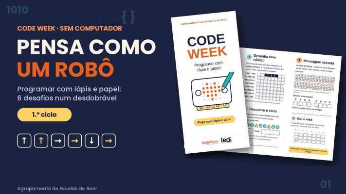 Pensa como um robô: programar com lápis e papel