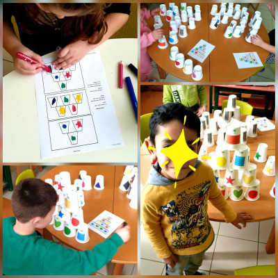 COLOR CUP TOWER CHALLENGE