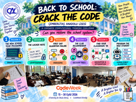 Back to School: Crack the Code/Okula Dönüş: Kodu Çöz