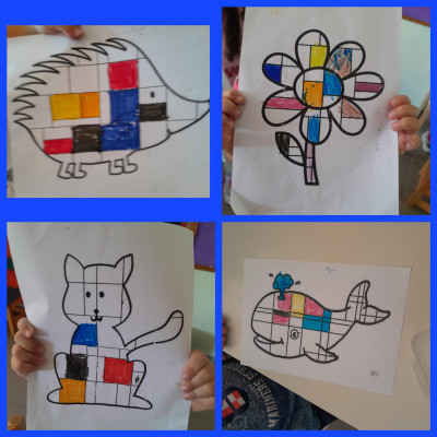 Let's Be Little "Mondrians"!