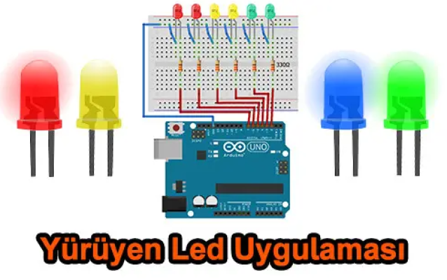 mBlock ve Arduino ile Yürüyen Işık Devresi