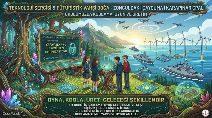 Geleceğin Teknolojisi Sahhnede: Okul İçi Robotik Kodlama Sergisi ve Tanıtımı