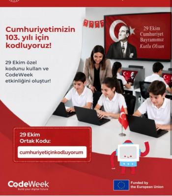 Cumhuriyetimizin 103. Yılı için Kodluyoruz
