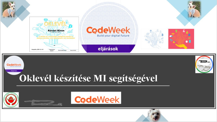 Oklevél készítése MI segítségével