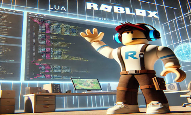 “Create your own world in Roblox – Code, Design and Play!”