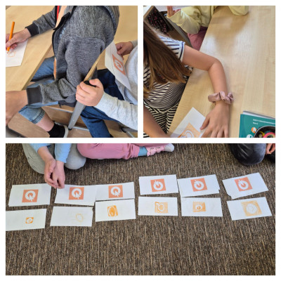 Robot rysuje logo Code Week z Kodowanie na dywanie