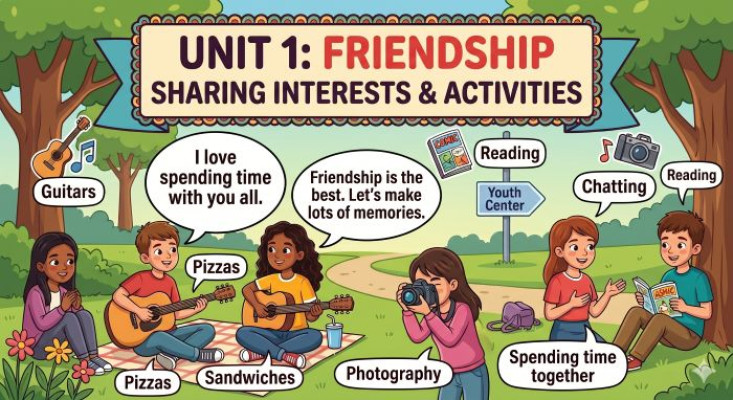 Friendship Poster with QR Codes