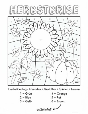 Herbst-Coding: Unplugged Coding mit der Herbstbrise