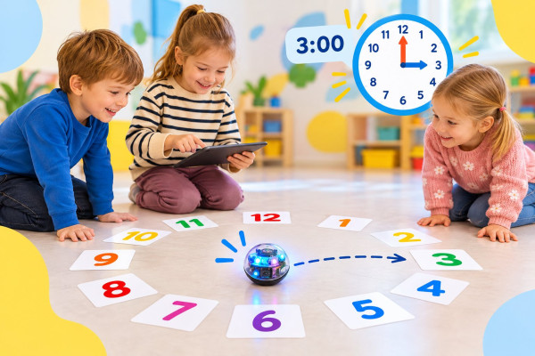 Learning to Tell Time with the Sphero BOLT Robot