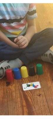 Renkli Bardaklarla Sıralama ve Kodlama