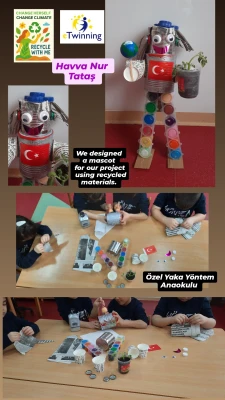 recycling eco-friendly robot