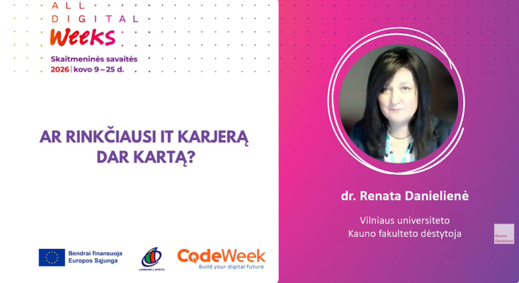 Ar rinkčiausi karjerą dar kartą? - Dr. Renata Danielienė