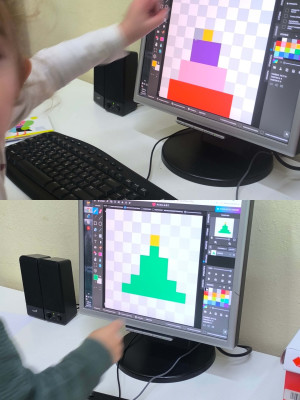 Τούρτα σε Pixel Art