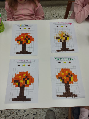 Με χρώματα και αριθμούς έτοιμο το δέντρο του φθινοπώρου