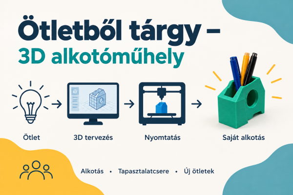 Ötletből tárgy – 3D alkotóműhely