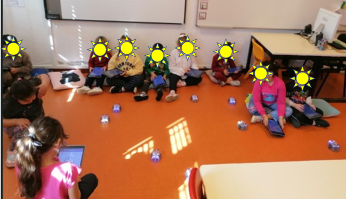 Exploração e Programação do Blue-Bot com o uso do Tablet