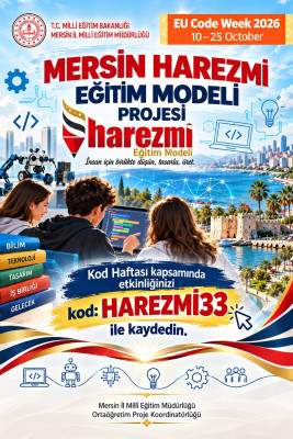Harezmî Eğitim Modeli çerçevesinde TASARIM ODAKLİ DÜŞÜNME SEMİNERLERİ