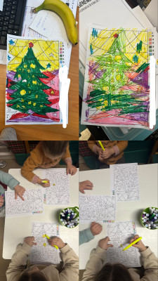 Χρωμάτισε την εικόνα σύμφωνα με το μοτίβο