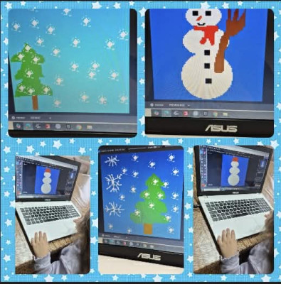 „ Снегот радост носи  “