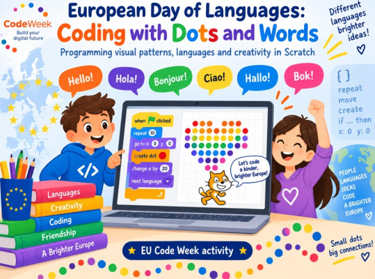 European Day of Languages: Coding with Dots and Words