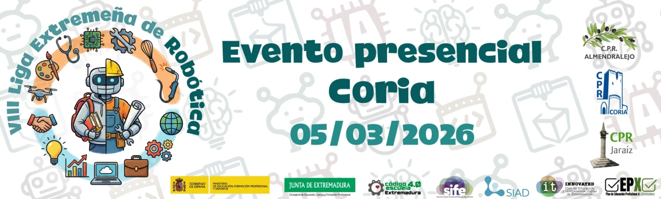 RoboReto. Liga de Robótica Educativa. 1er evento (Coria)