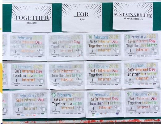 "Together for Sustainability" eTwinning Projesi kodlama çalışması