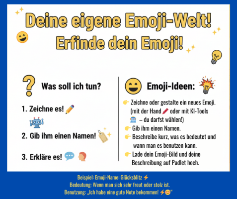 Erstelle dein eigenes Emoji!