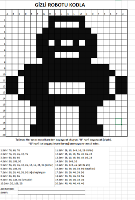 Gizli Robotu Kodla (20x20)