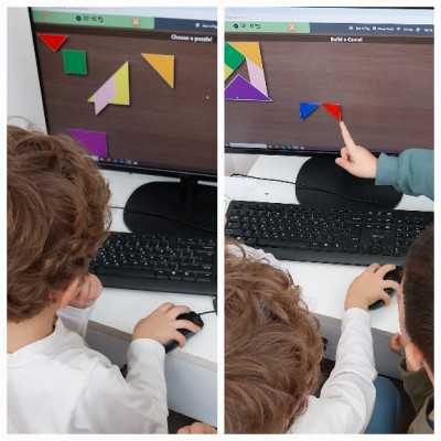 Ταίριαξε τα γεωμετρικά σχήματα και φτιάξε το σχέδιο