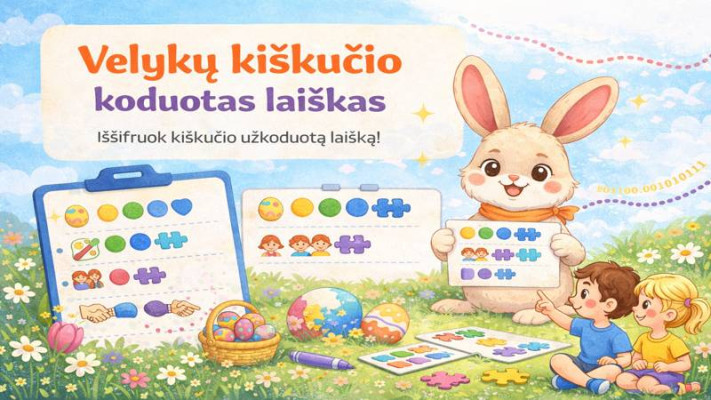 „Velykų kiškučio koduotas laiškas“