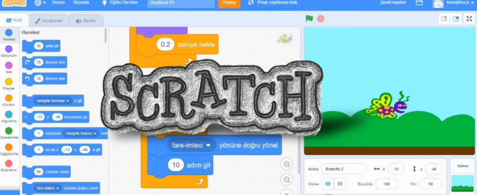Scratch ile kodlama saati