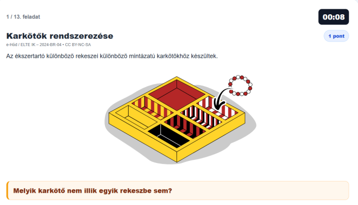 Vetélkedő E-hód feladatokból -8.o