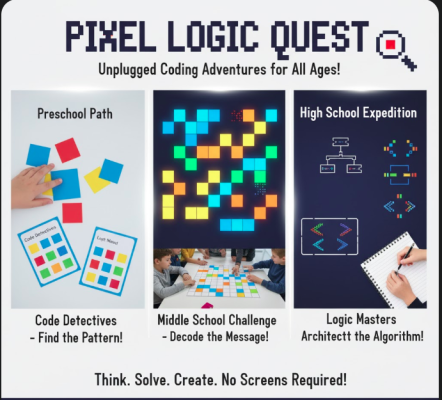 Pixel Logic Quest: Decode the Pattern