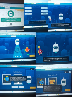 Ocean waste sorting game - AI-powered