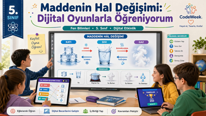 Maddenin Hal Değişimi: Dijital Oyunlarla Öğreniyorum – 5/D