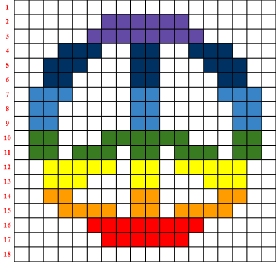 Pixel art per la pace - 1B